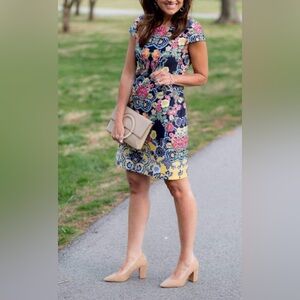 Vince Camuto Floral Print Dress